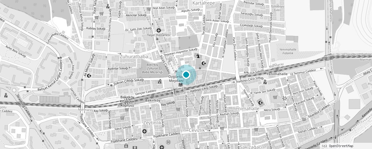 Traveland Turizm 巴克尔柯伊办事处地图